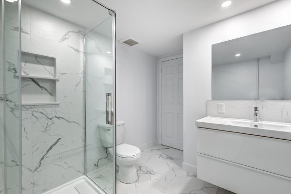 Basement Bathroom Installation in Evanston