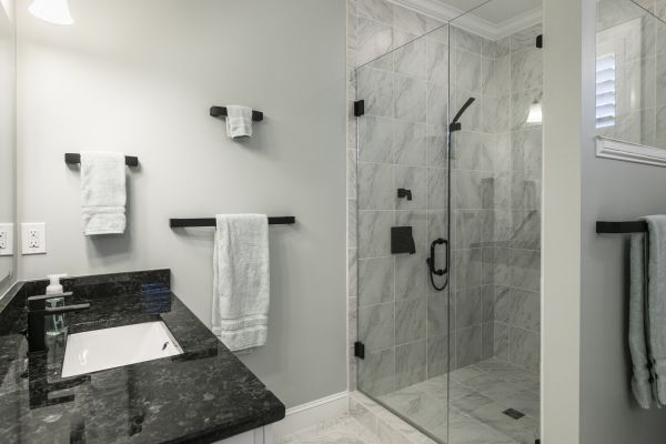 Granite Shower Installation in Evanston