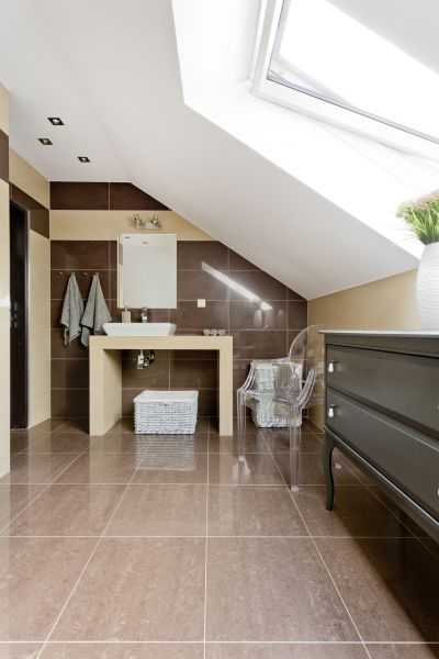 Attic Bathroom Installation in Evanston
